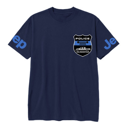 Jp Gladiator Police Badge T-Shirt