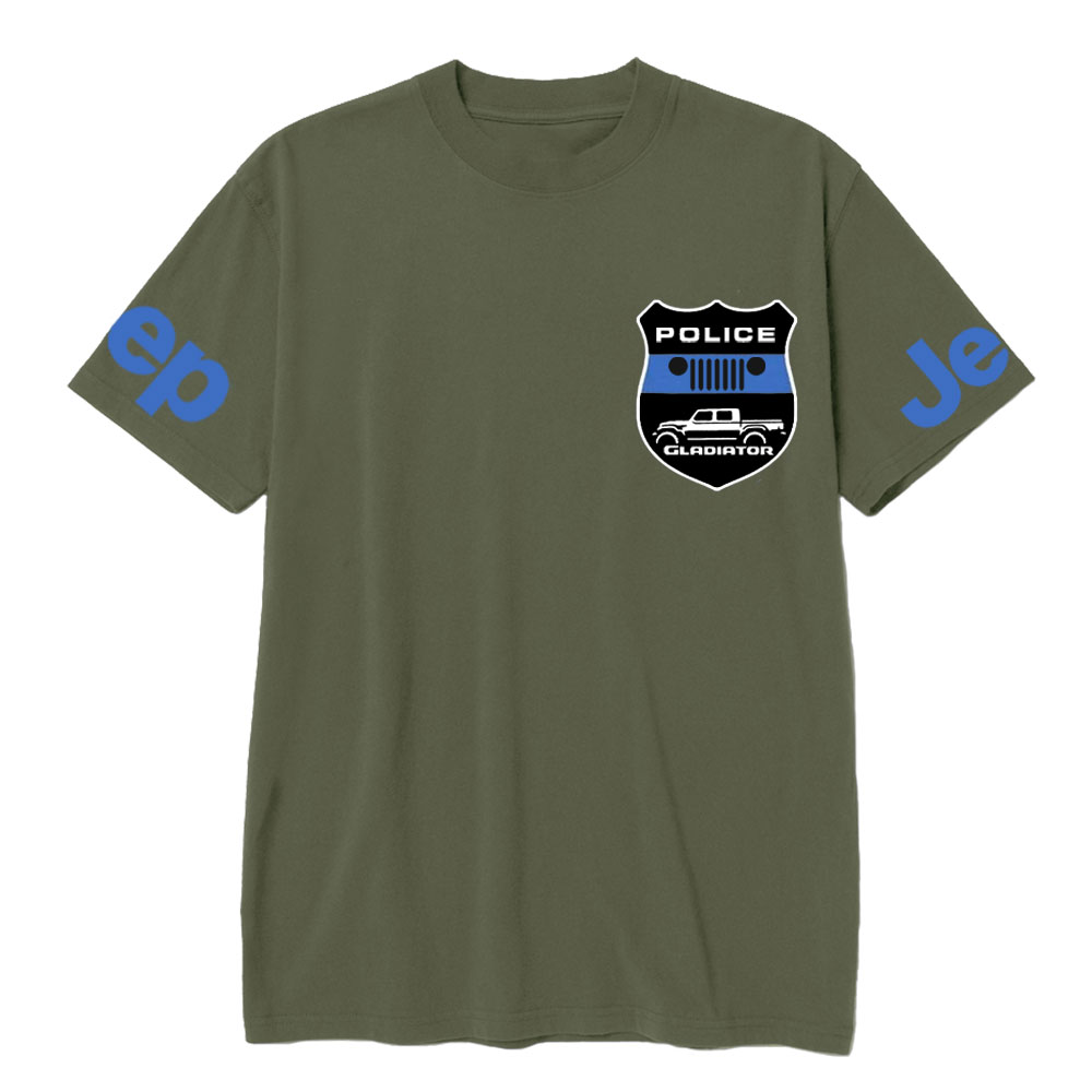 Jp Gladiator Police Badge T-Shirt