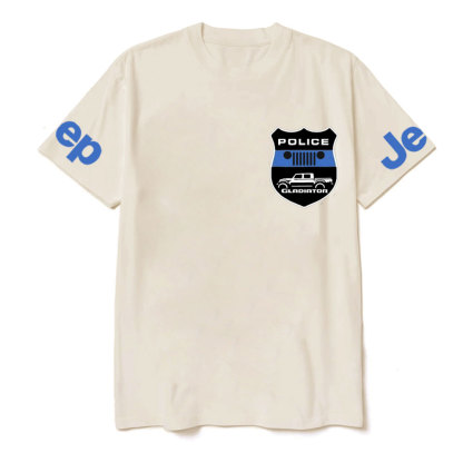 Jp Gladiator Police Badge T-Shirt
