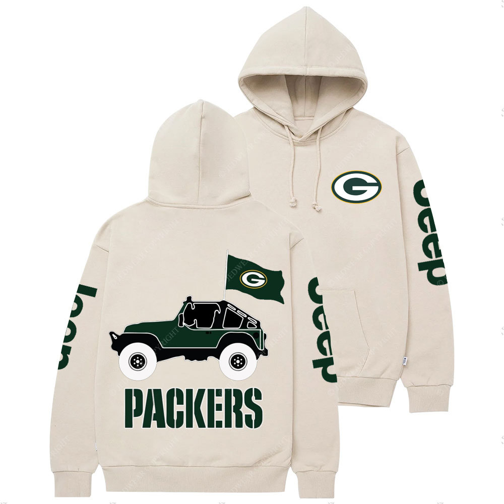 Green Bay Packers Football Jp Casual Hoodie
