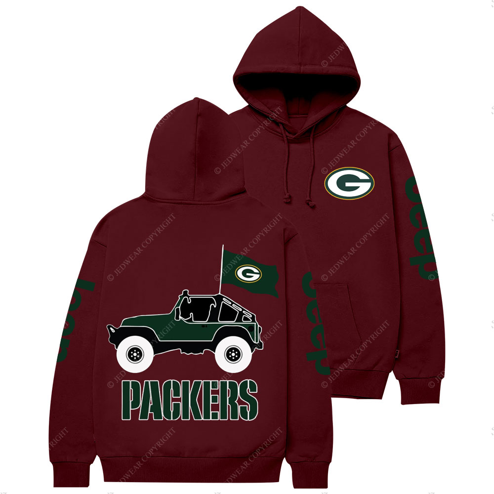 Green Bay Packers Football Jp Casual Hoodie