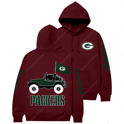 Green Bay Packers Football Jp Casual Hoodie