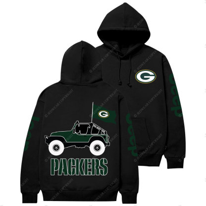 Green Bay Packers Football Jp Casual Hoodie