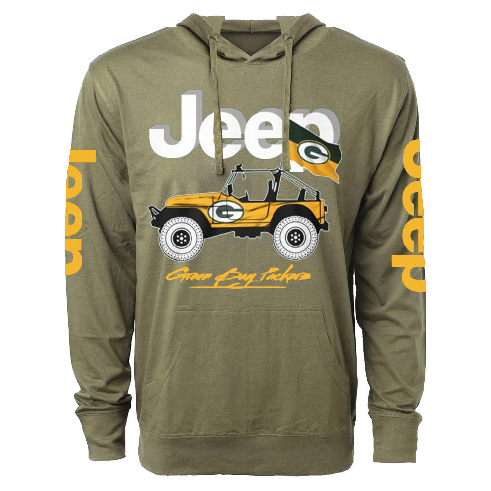 Bay Packers Team Jp Oversized Lightweight Hoodie