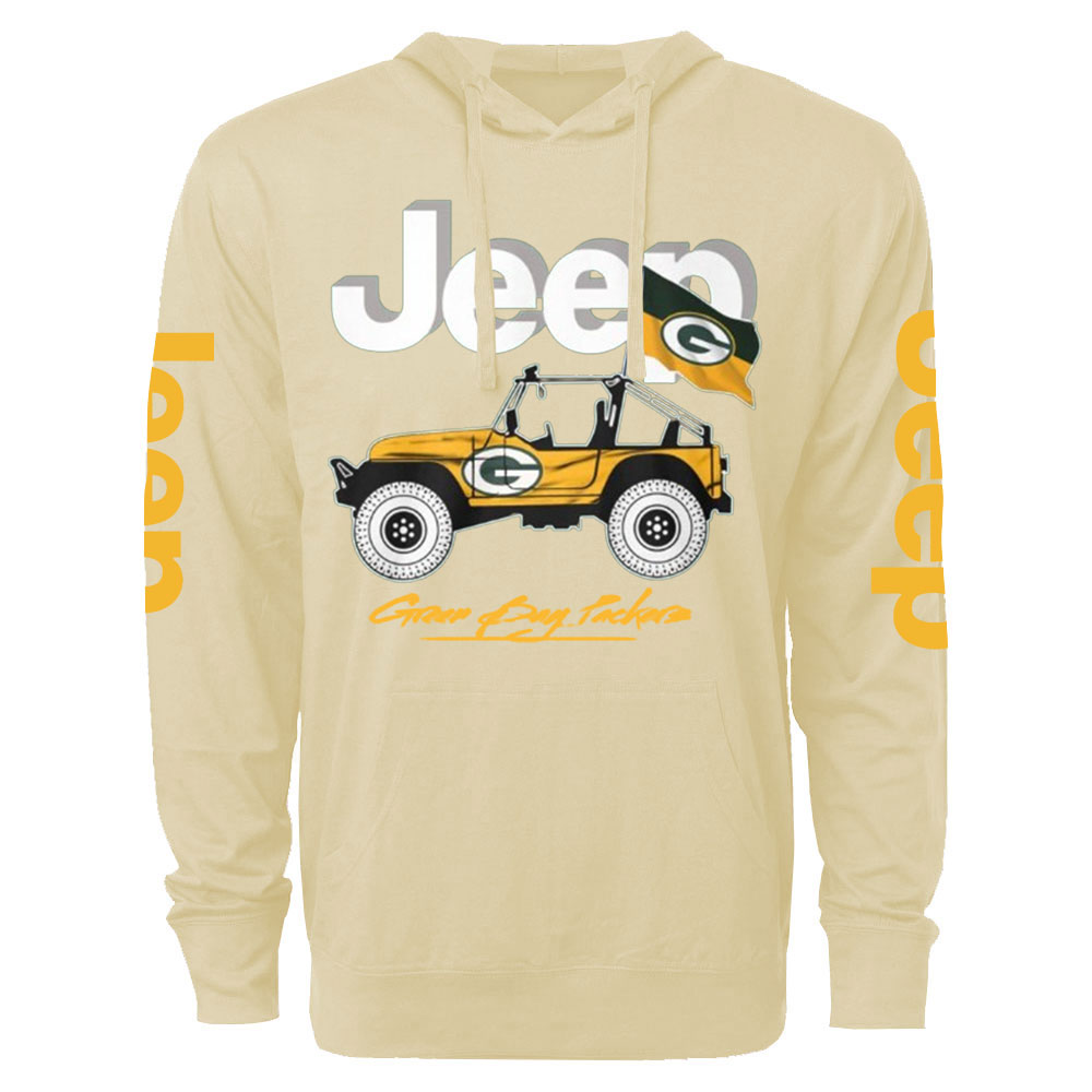 Bay Packers Team Jp Oversized Lightweight Hoodie