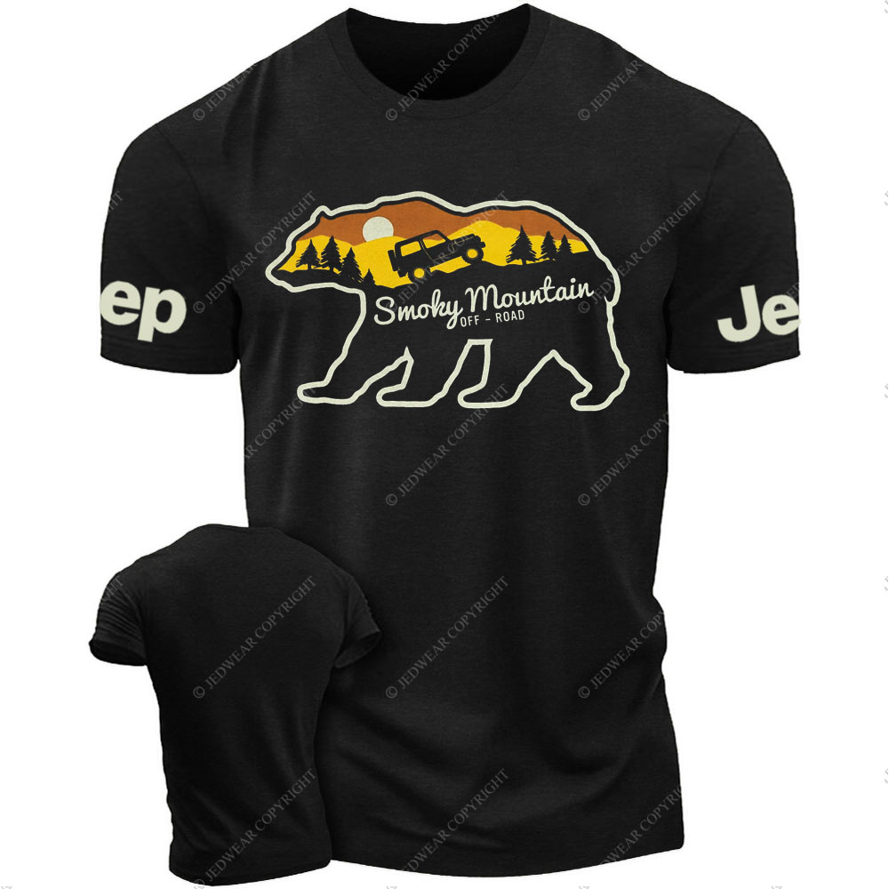Mountain Bear Jp Sunset T-Shirt