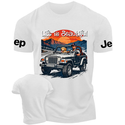Jp Dog Life is Beautiful T-Shirt