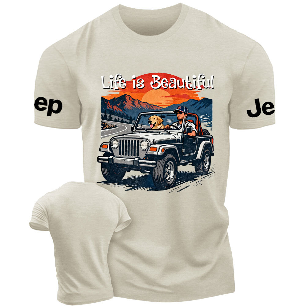 Jp Dog Life is Beautiful T-Shirt