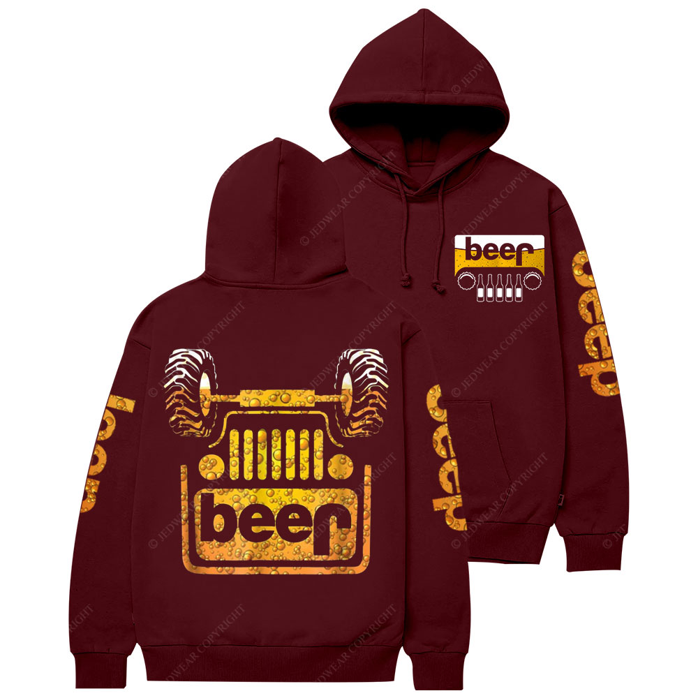Funny Wrecked Jp Beer Casual Hoodie