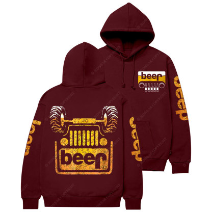 Funny Wrecked Jp Beer Casual Hoodie