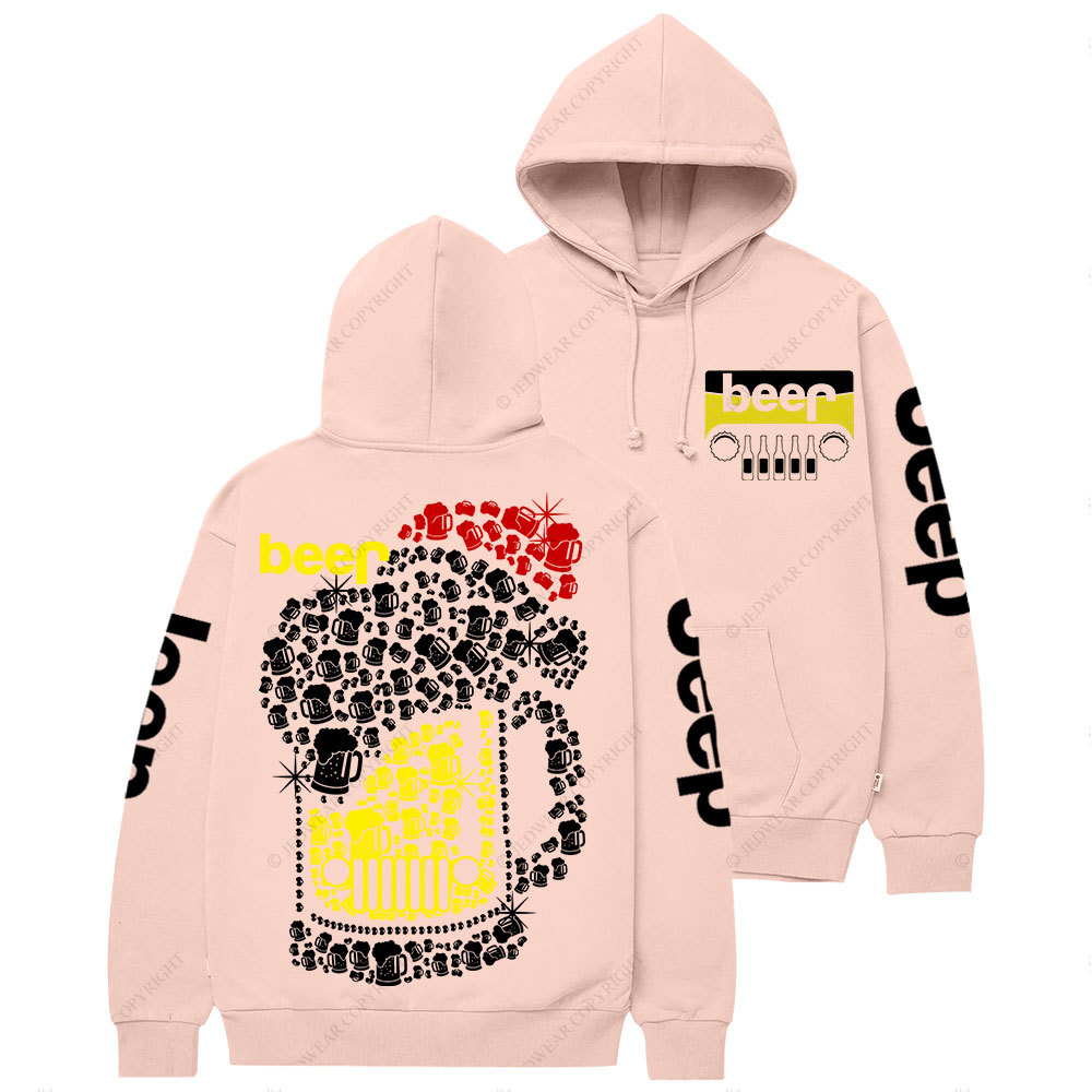 Jp beer Merry Christmas Hat Bling Casual Hoodie