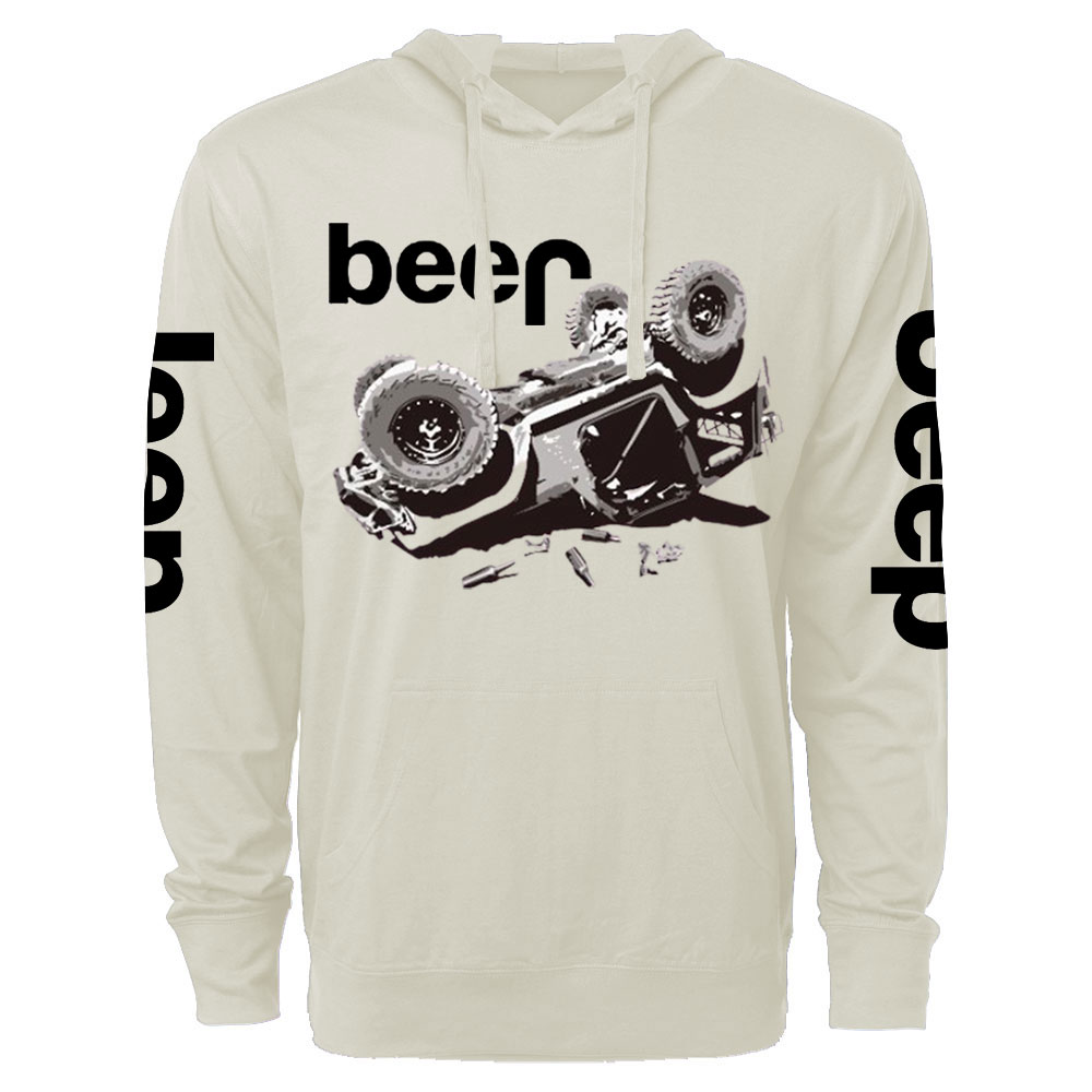 Funny Beer Overturn Jp Offroad Oversized Lightweight Hoodie