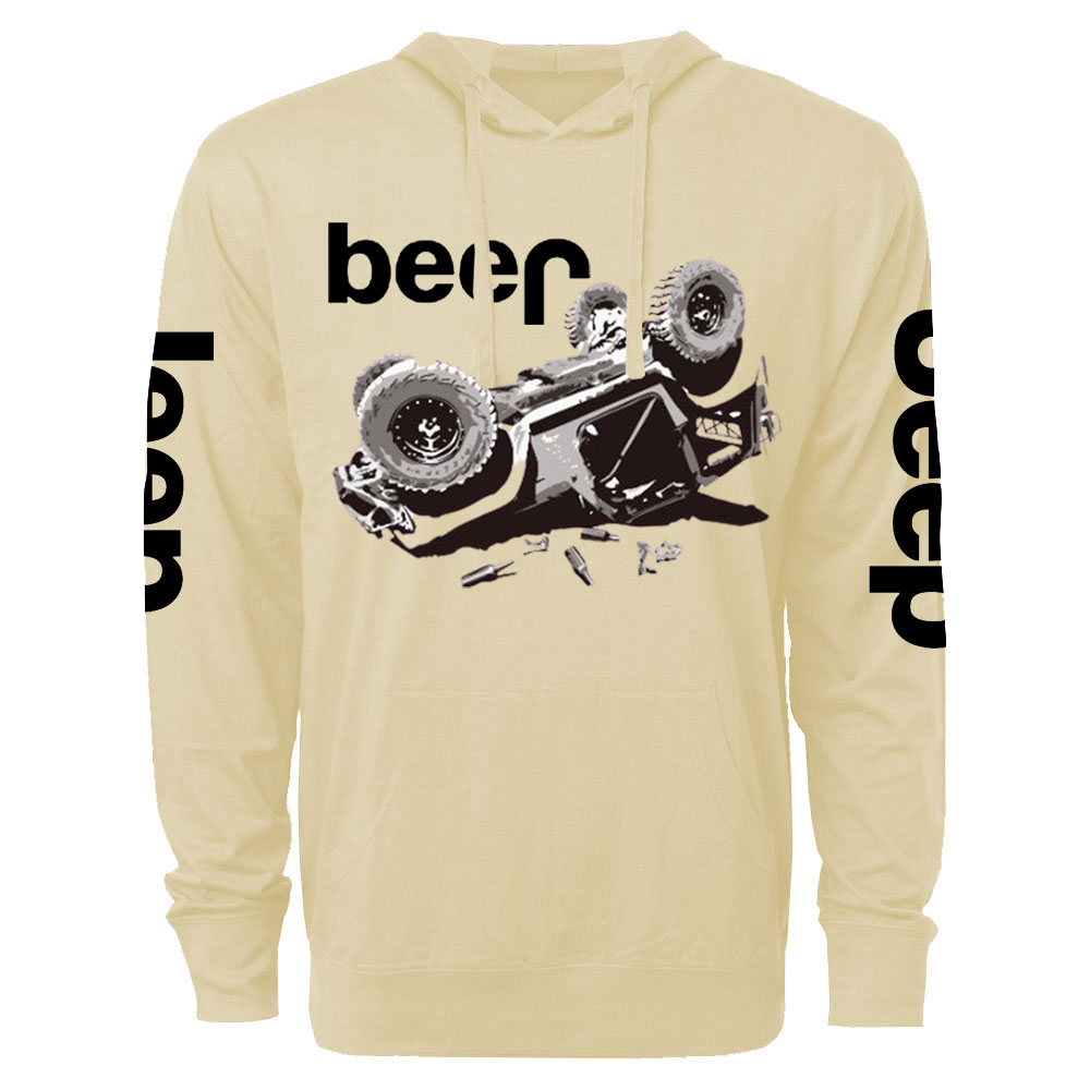 Funny Beer Overturn Jp Offroad Oversized Lightweight Hoodie
