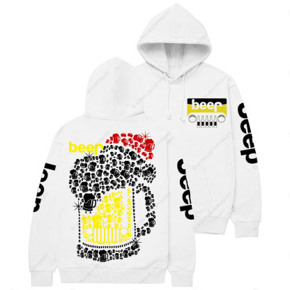 Jp beer Merry Christmas Hat Bling Casual Hoodie