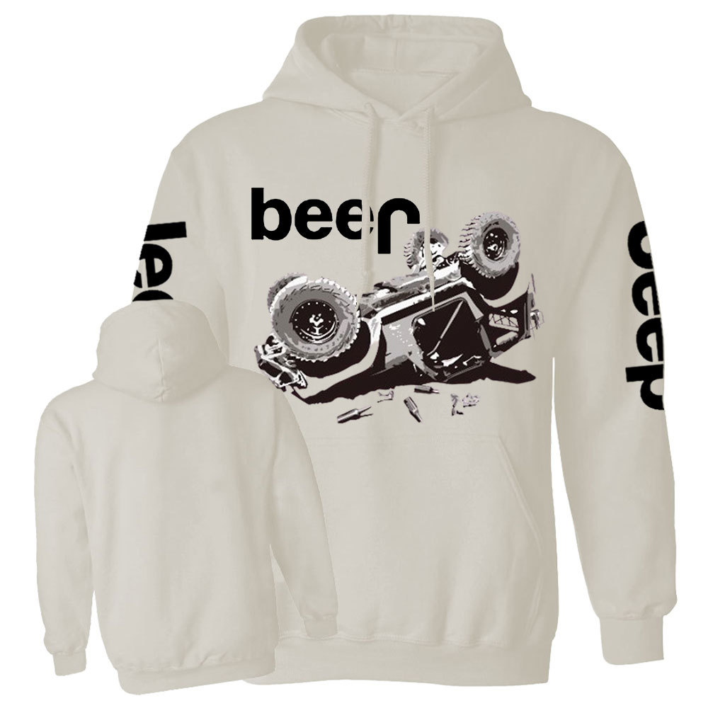 Funny Beer Overturn Jp Offroad Casual Hoodie