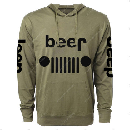 Jp Overturn Beer Safety Awareness Oversized Lightweight Hoodie