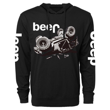 Funny Beer Overturn Jp Offroad Oversized Lightweight Hoodie