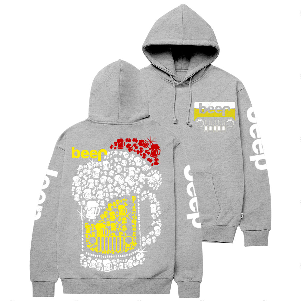Jp beer Merry Christmas Hat Bling Casual Hoodie