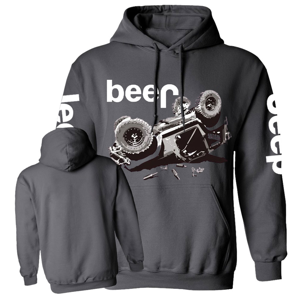 Funny Beer Overturn Jp Offroad Casual Hoodie