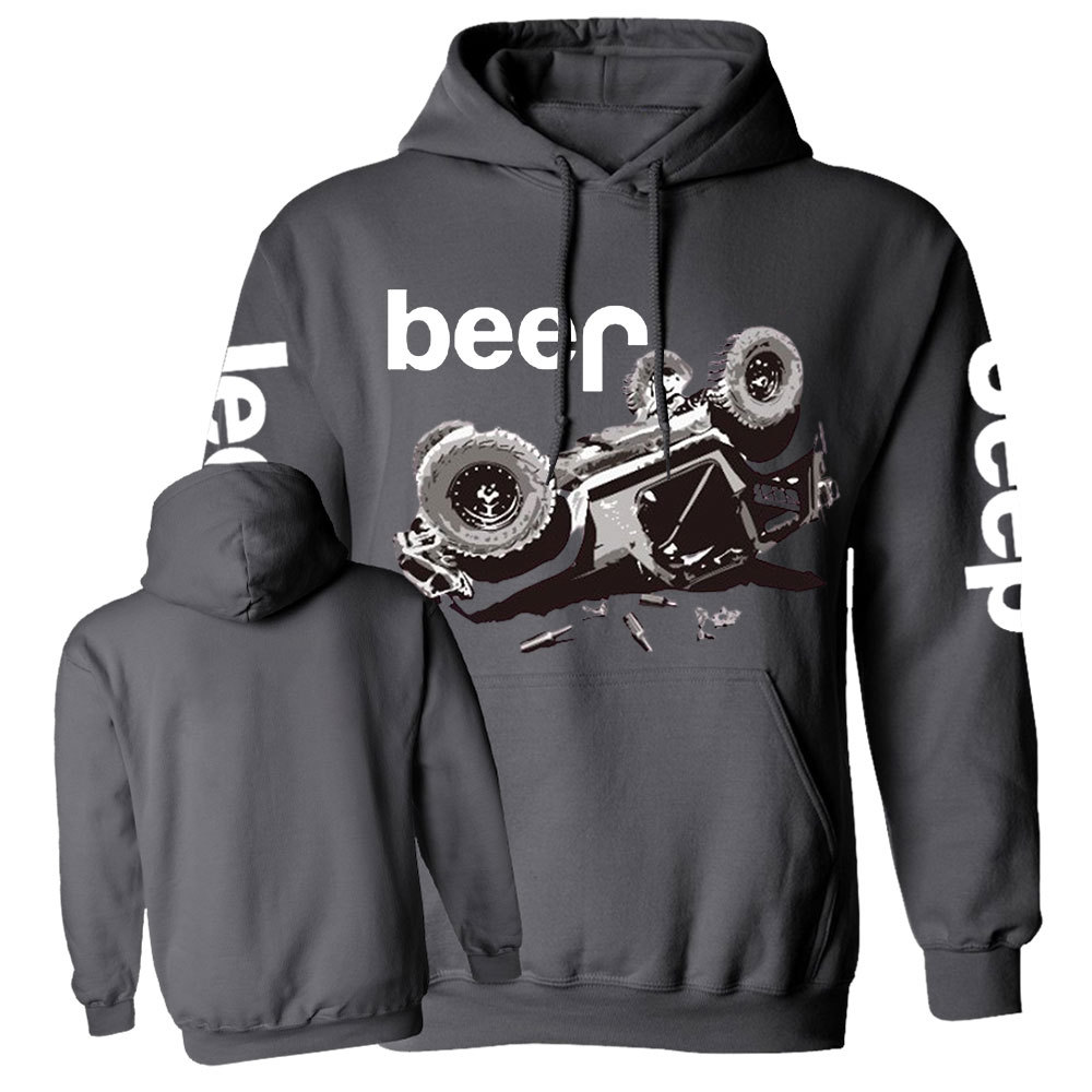 Funny Beer Overturn Jp Offroad Casual Hoodie