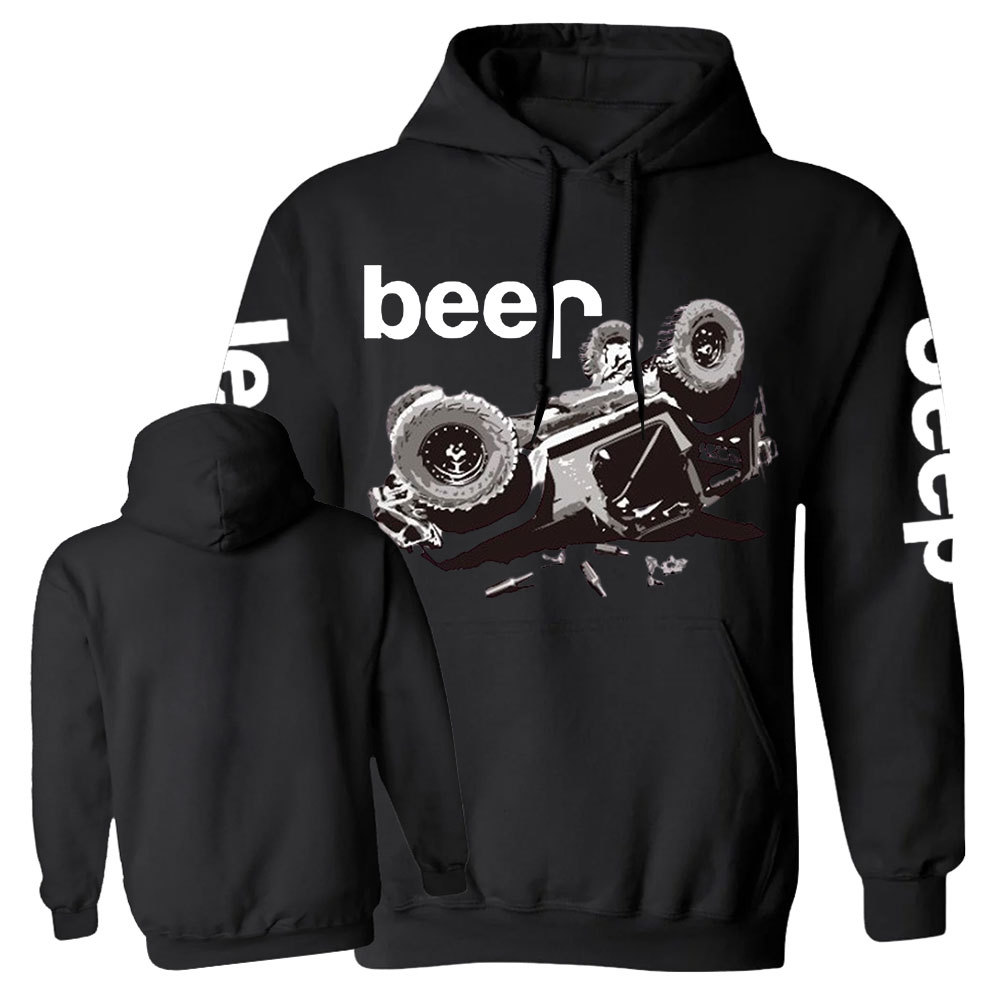 Funny Beer Overturn Jp Offroad Casual Hoodie