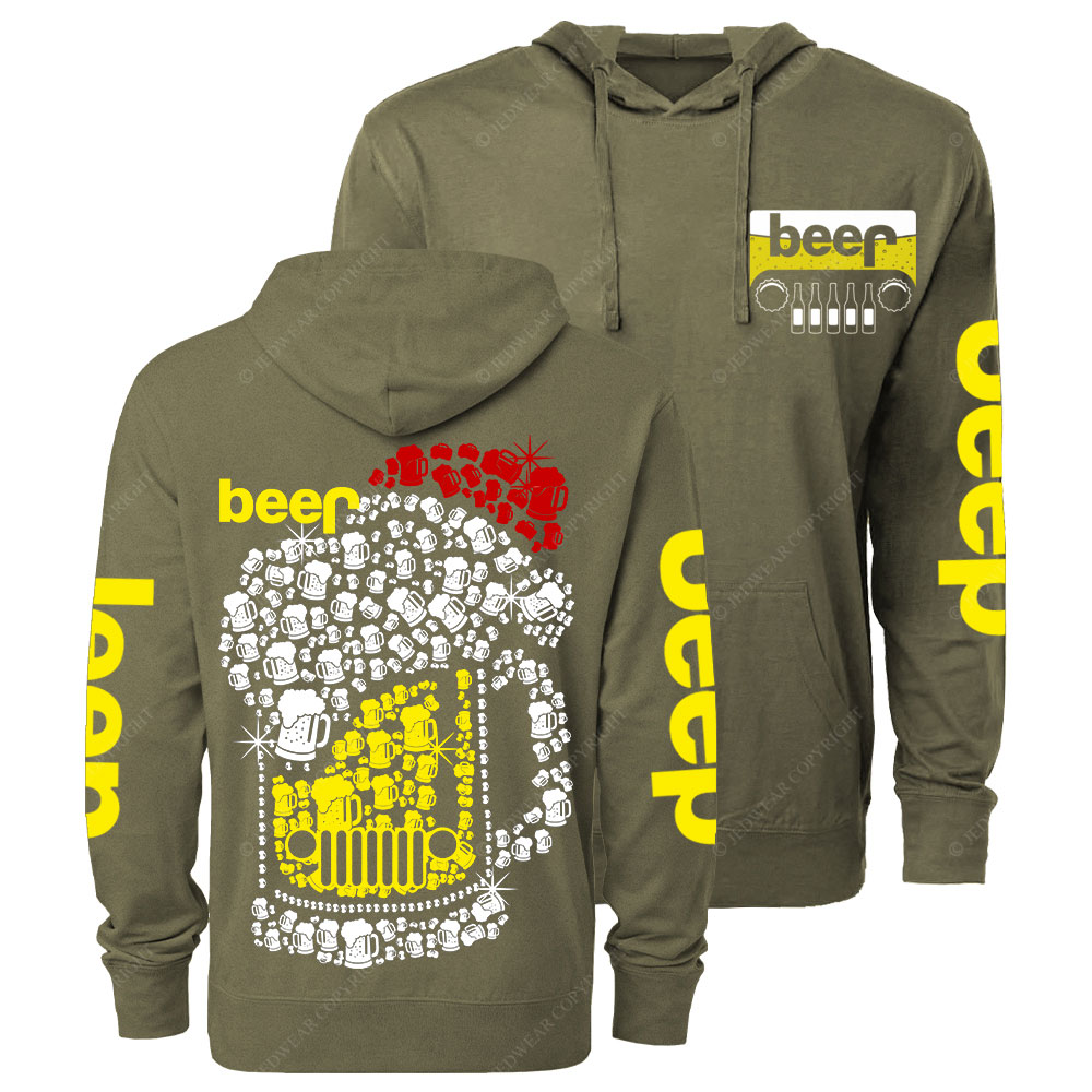 Jp beer Merry Christmas Jper Oversized Lightweight Hoodie