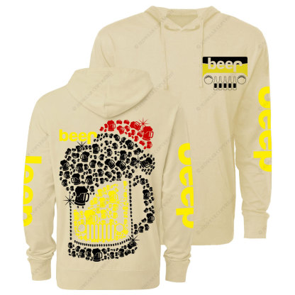 Jp beer Merry Christmas Jper Oversized Lightweight Hoodie