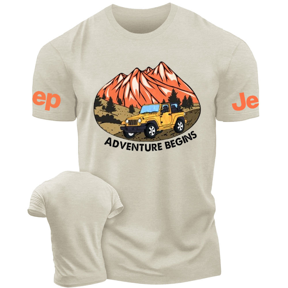 Adventure Begins Off-Road Journey Jp T-Shirt