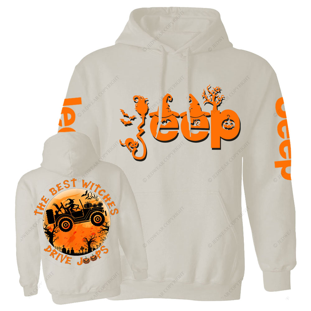 The Best Witches Drive Jps Halloween Double Printed Casual Hoodie