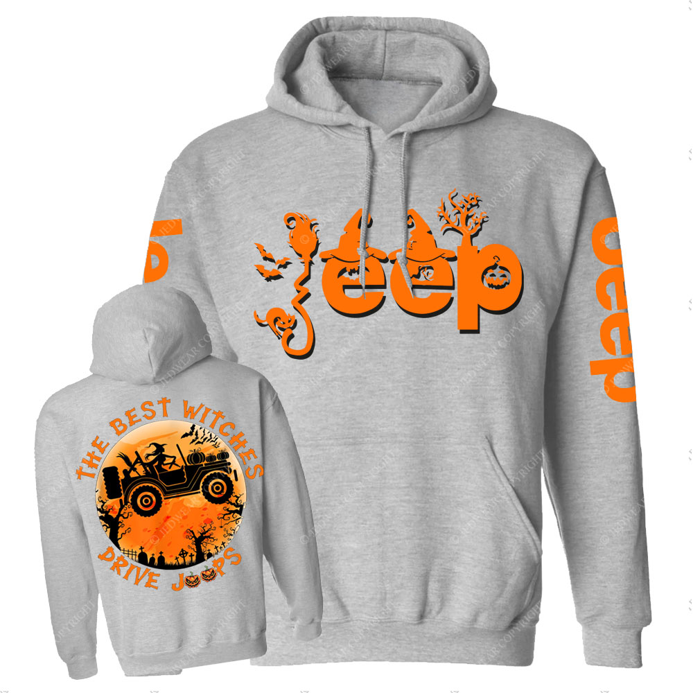 The Best Witches Drive Jps Halloween Double Printed Casual Hoodie