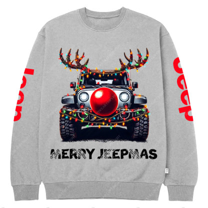 Jp Christmas Red Nose Crew Neck Sweatshirt