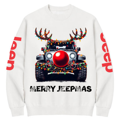 Jp Christmas Red Nose Crew Neck Sweatshirt
