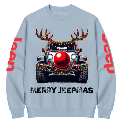 Jp Christmas Red Nose Crew Neck Sweatshirt