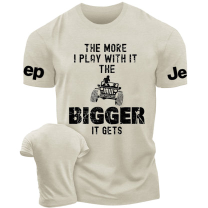 The more I Play with It the Bigger it Gets Jp Topless T-Shirt