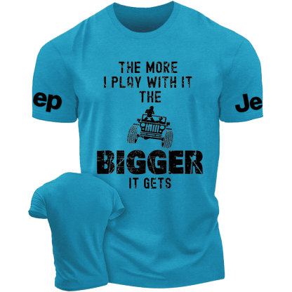 The more I Play with It the Bigger it Gets Jp Topless T-Shirt