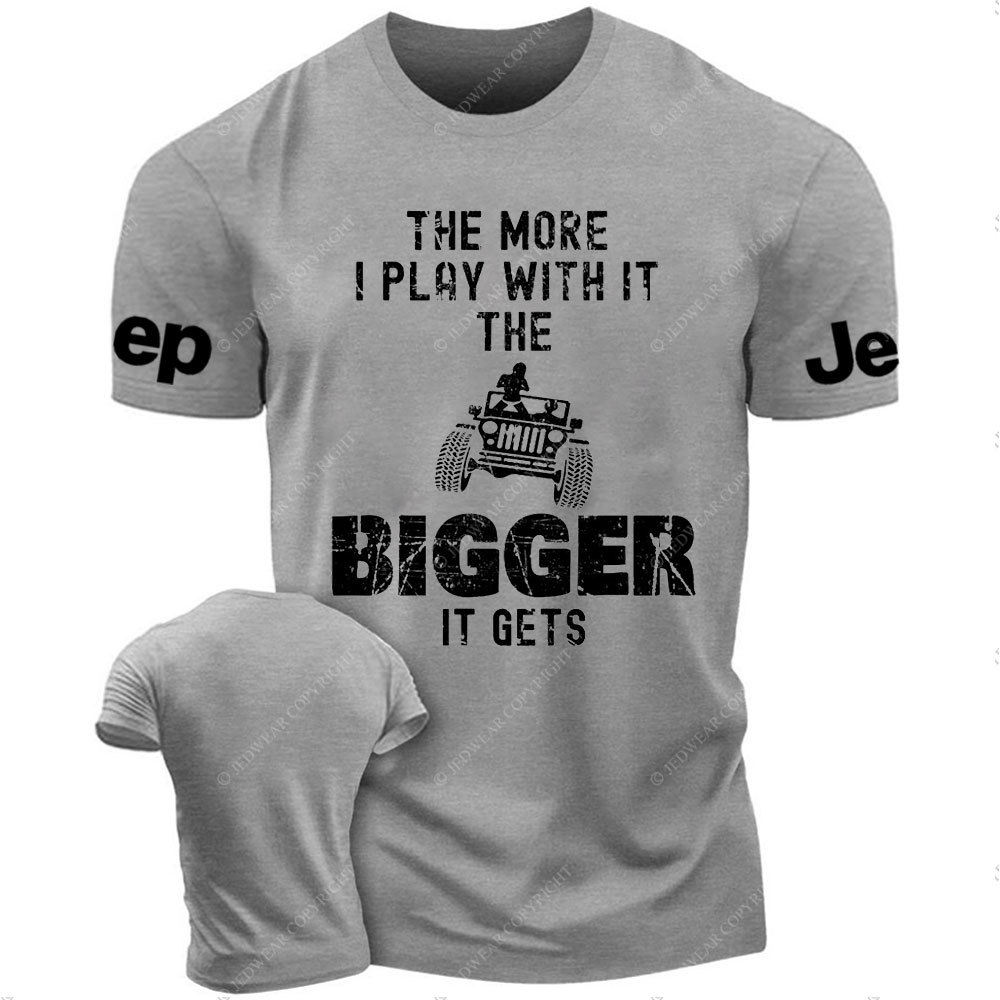 The more I Play with It the Bigger it Gets Jp Topless T-Shirt