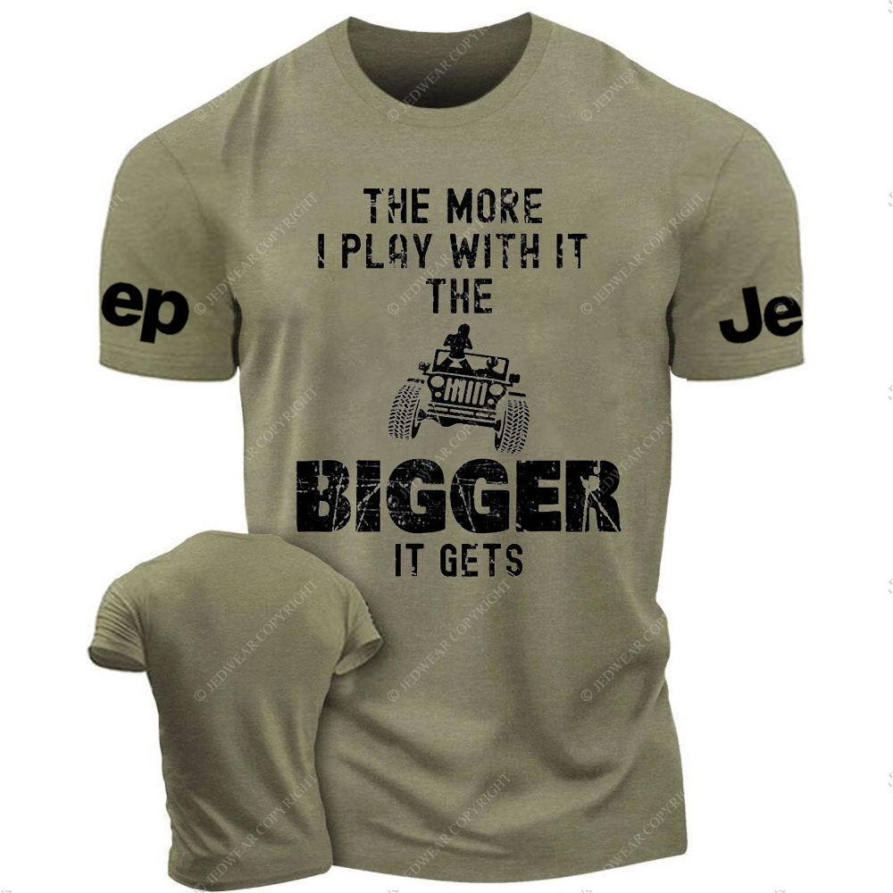 The more I Play with It the Bigger it Gets Jp Topless T-Shirt