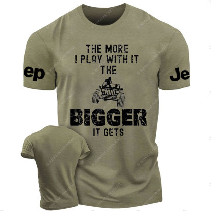 The more I Play with It the Bigger it Gets Jp Topless T-Shirt