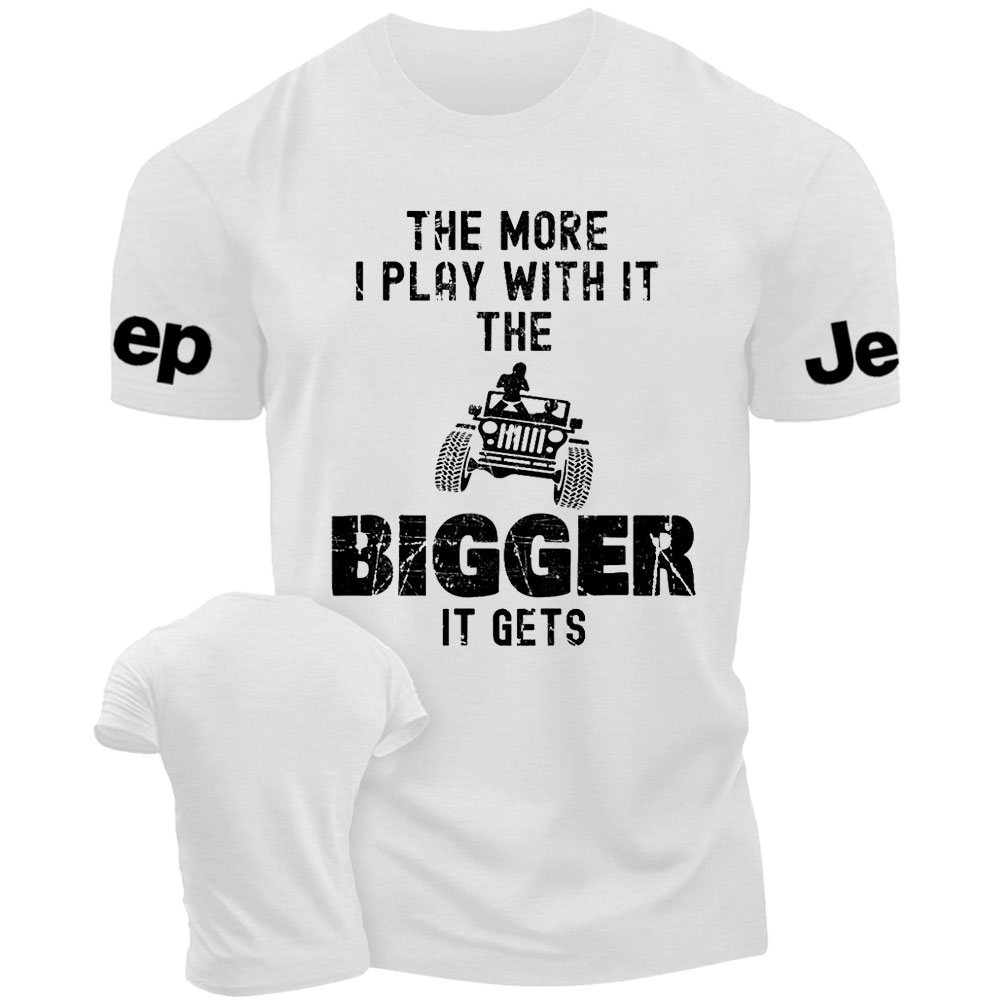 The more I Play with It the Bigger it Gets Jp Topless T-Shirt