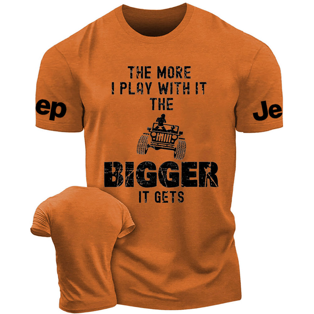 The more I Play with It the Bigger it Gets Jp Topless T-Shirt