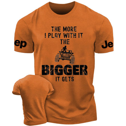 The more I Play with It the Bigger it Gets Jp Topless T-Shirt