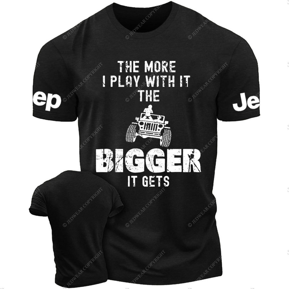 The more I Play with It the Bigger it Gets Jp Topless T-Shirt