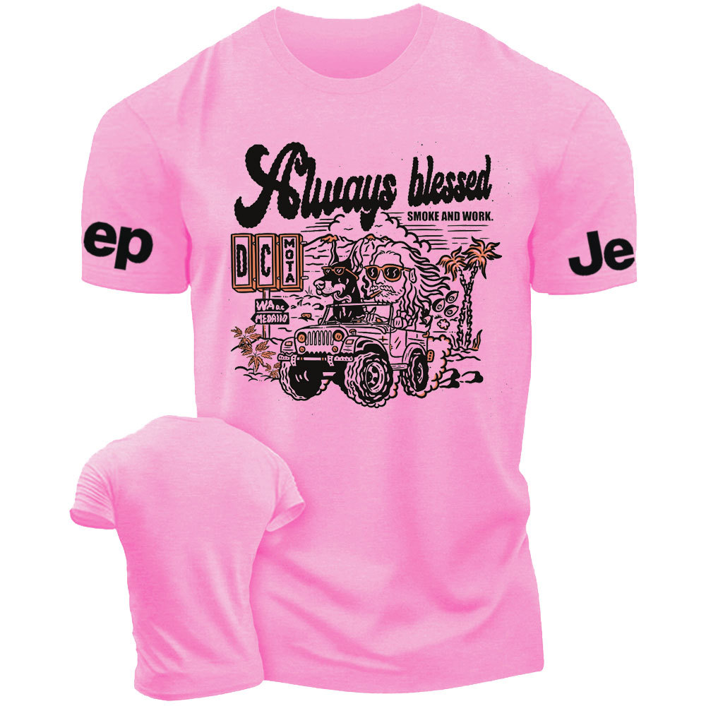 Always Blessed Smoke and Work Dog And Jp Lover T-Shirt