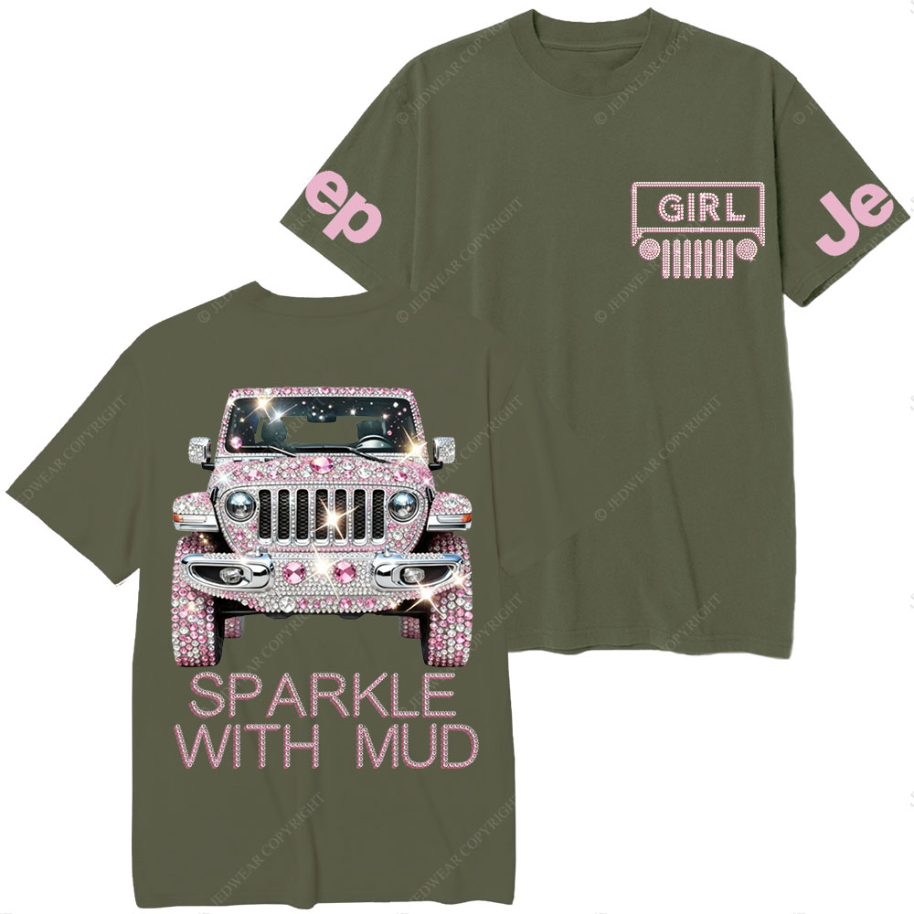 Sparkle with Mud Diamond Jp Girl T-Shirt