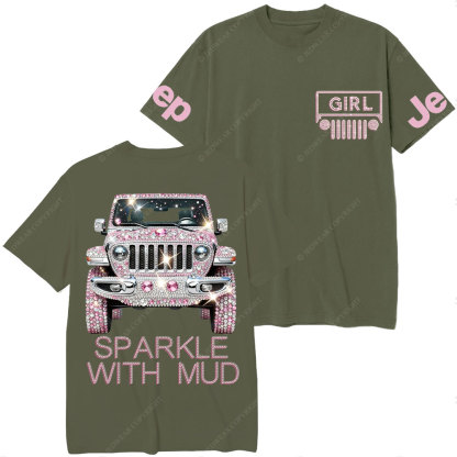 Sparkle with Mud Diamond Jp Girl T-Shirt