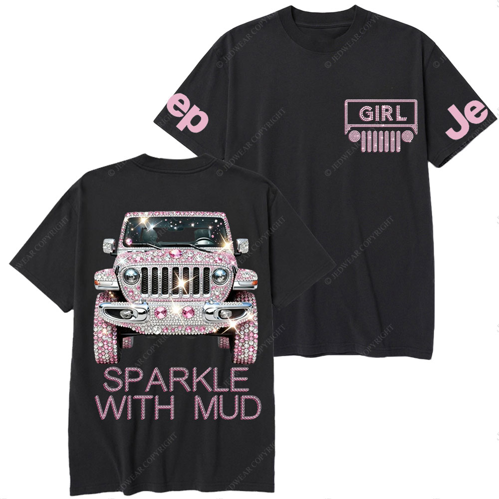 Sparkle with Mud Diamond Jp Girl T-Shirt