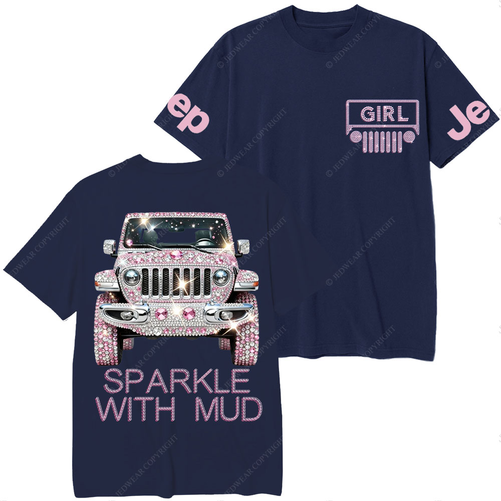 Sparkle with Mud Diamond Jp Girl T-Shirt