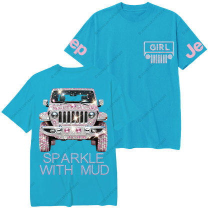 Sparkle with Mud Diamond Jp Girl T-Shirt