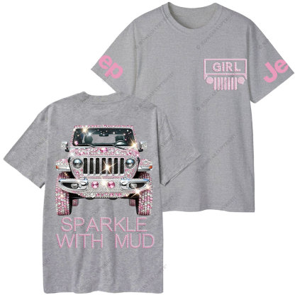 Sparkle with Mud Diamond Jp Girl T-Shirt