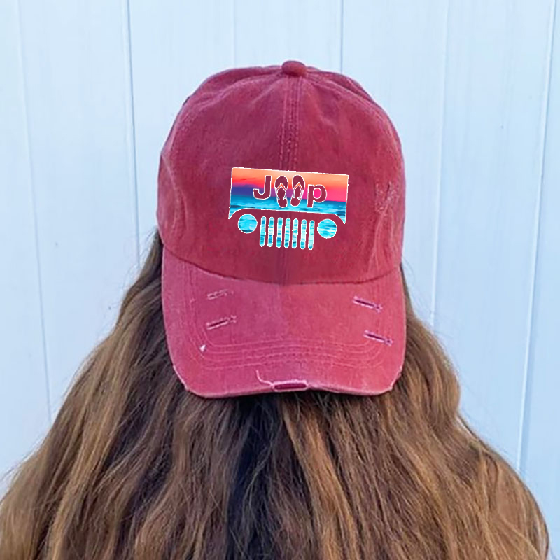 Blue Jp Beach Flip Flops - Baseball Cap